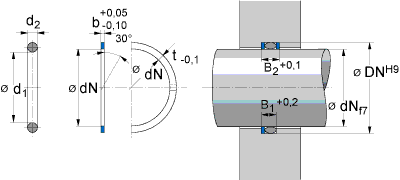 SRI 58X68,2X5,1X1,5 PTFEF52814