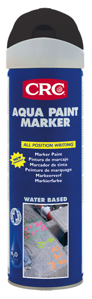 Sprühfarbe Schwarz Aqua Paint Marker, 500 ml